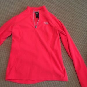 Bright Pink Women’s North Face Quarter Zip